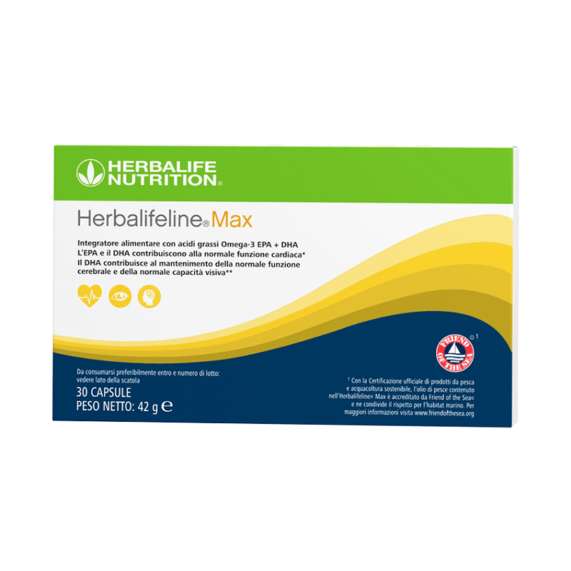 Confezione di Herbalifeline Max, Astuccio, 30 capsule