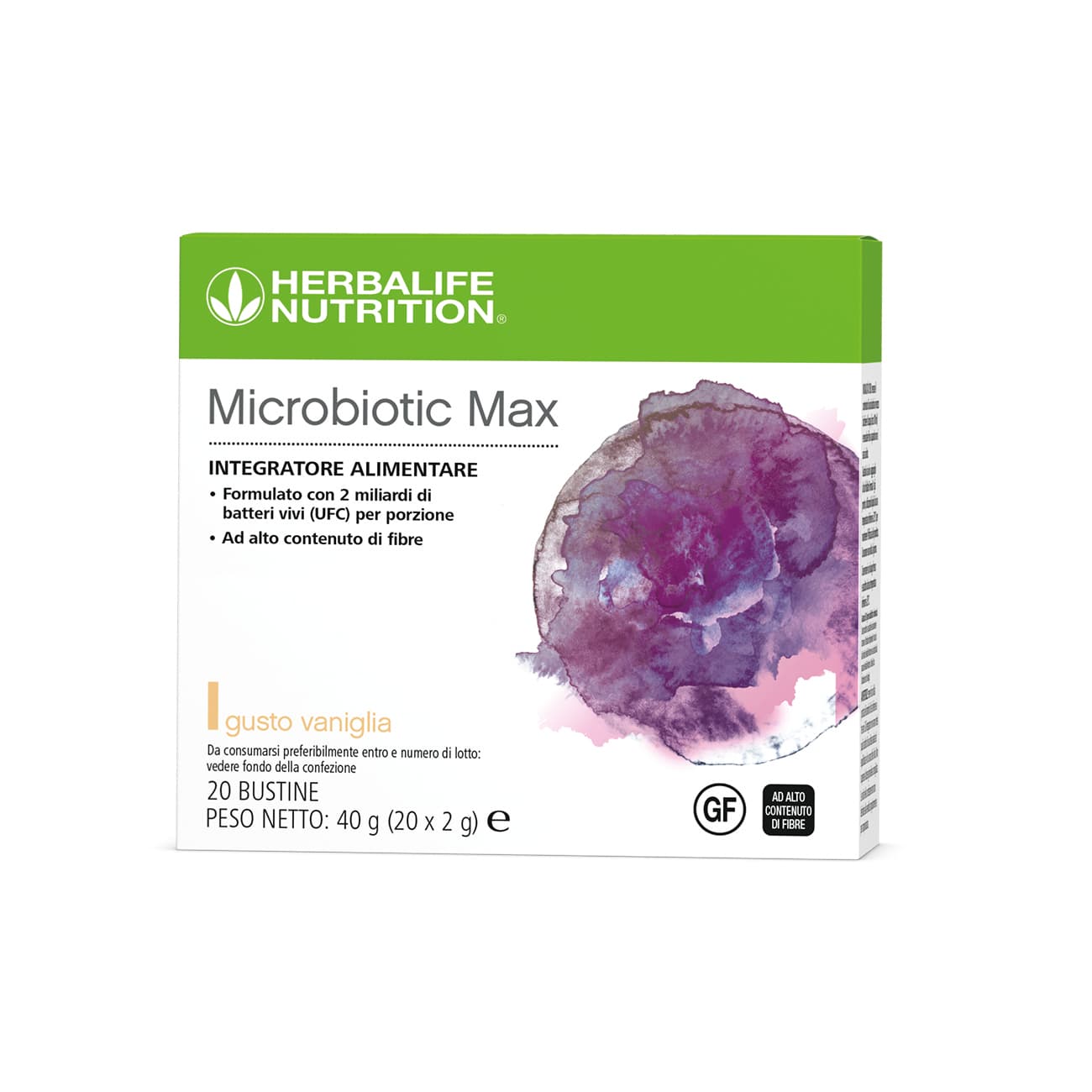 Confezione di Microbiotic Max, Vaniglia, bustine